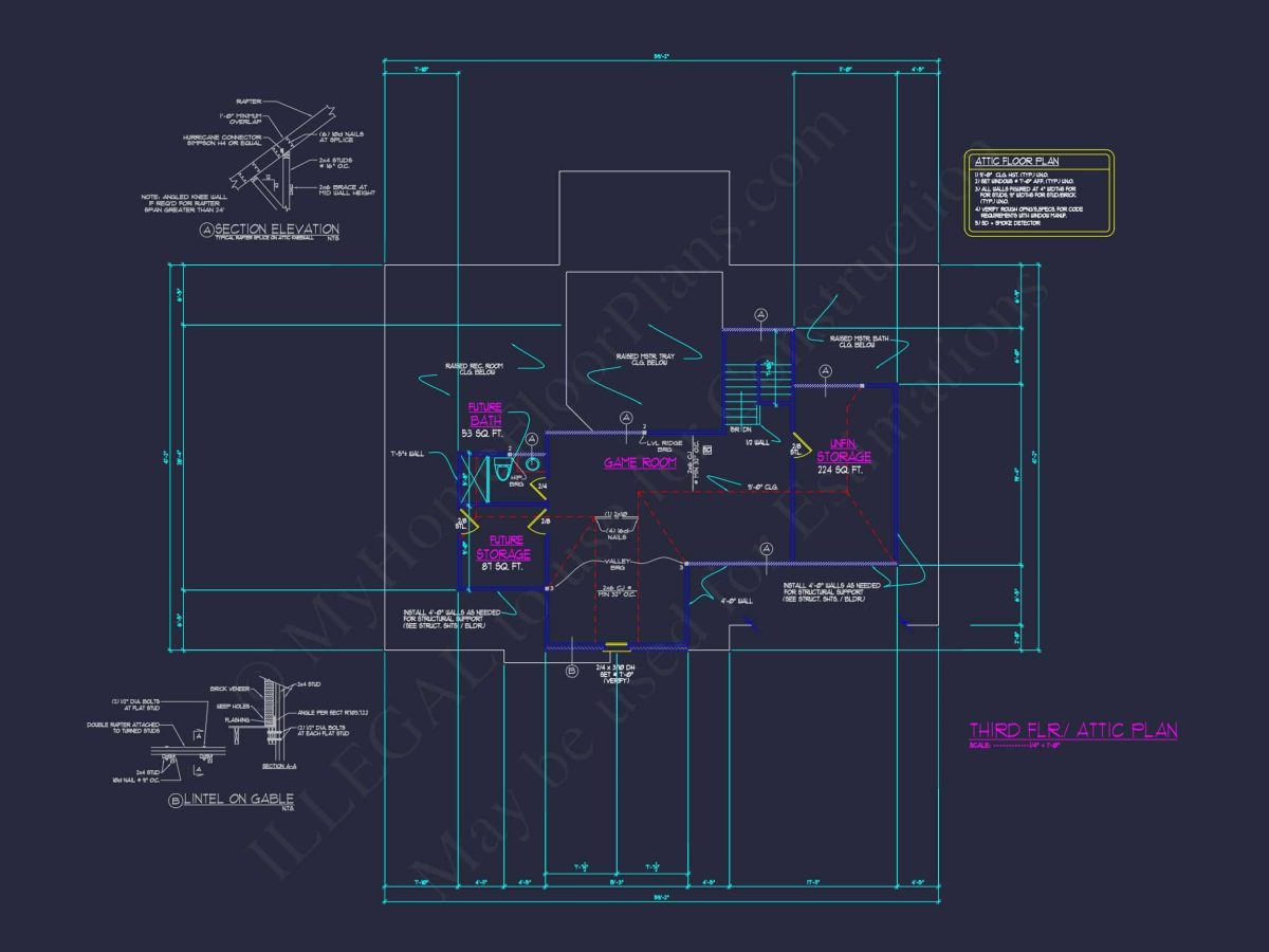 Customizable house Plan with Stunning Architecture and CAD Designs