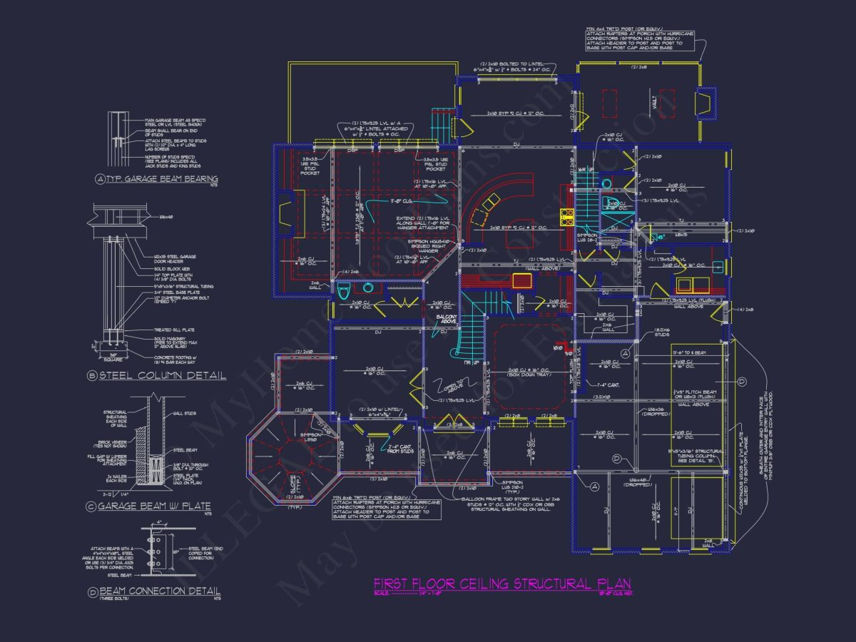 Customizable house Plan with Stunning Architecture and CAD Designs
