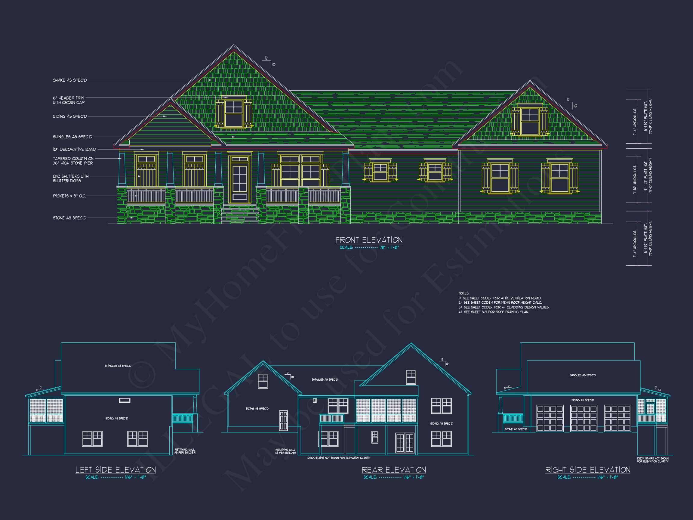 Customized Home Plan with CAD Designs & 3,800+ Sqft Plan