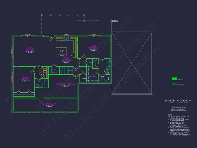 Customized house Plan with CAD Designs & 3, 800+ Sqft Plan