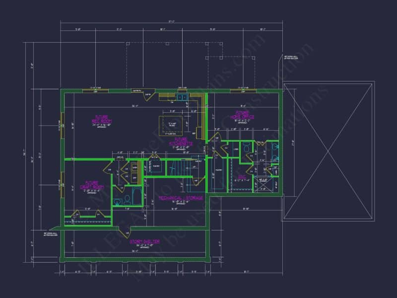 Customized house Plan with CAD Designs & 3, 800+ Sqft Plan