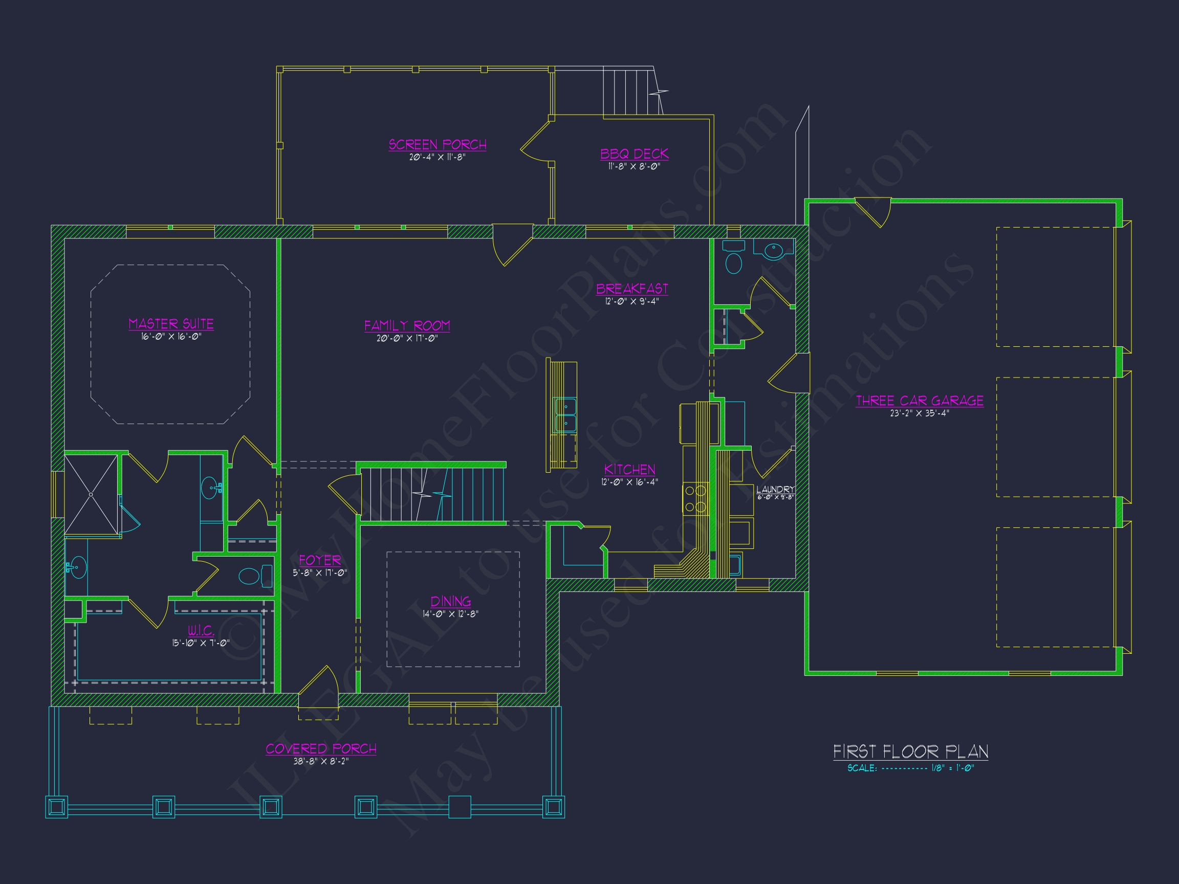 Customized Home Plan with CAD Designs & 3,800+ Sqft Plan