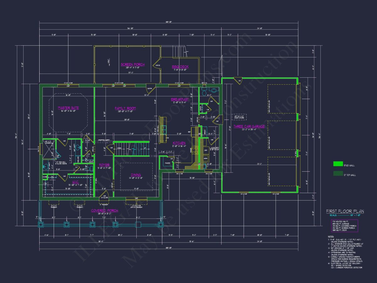 Customized house Plan with CAD Designs & 3, 800+ Sqft Plan