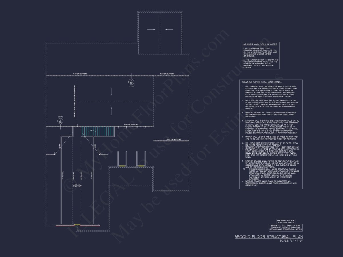 Detached Garage house Blueprint with Workshop Design