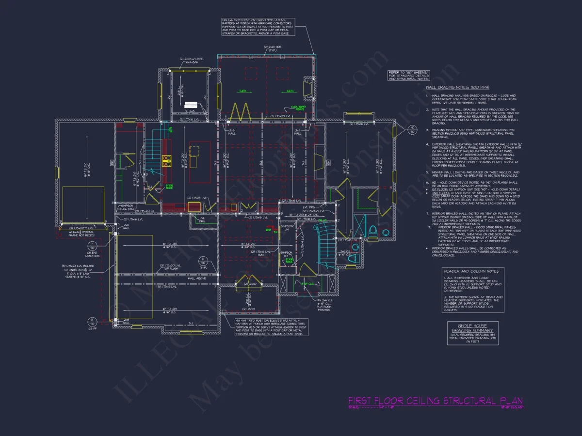 Detailed CAD house Plan with 2-Story Designs & Modern Features