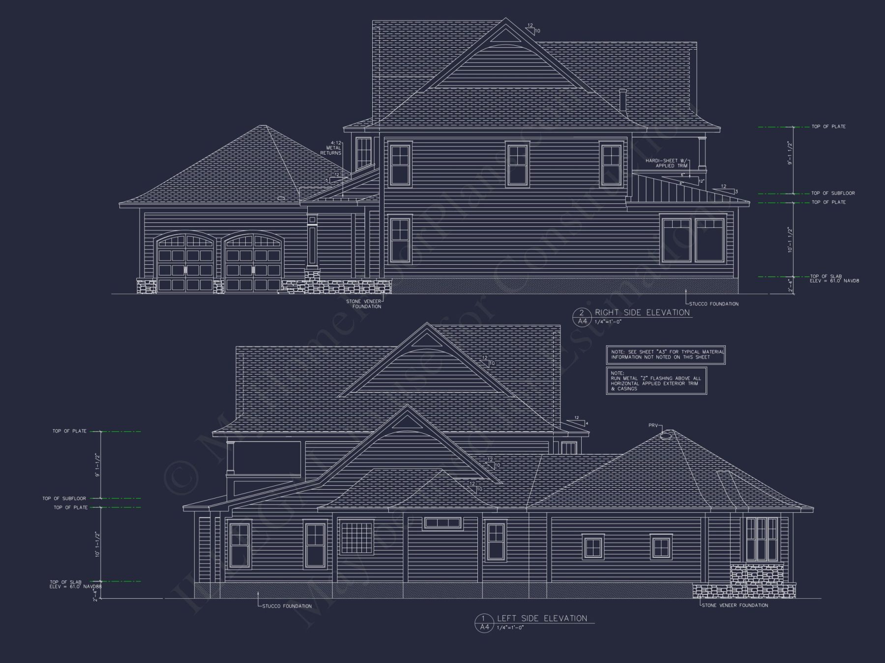 Detailed house Plan With Floor Plans, Blueprints & CAD Designs