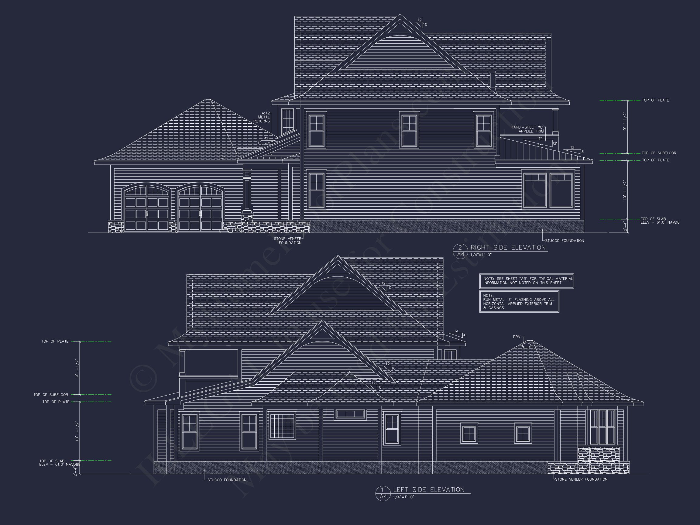 Detailed house Plan With Floor Plans, Blueprints & CAD Designs