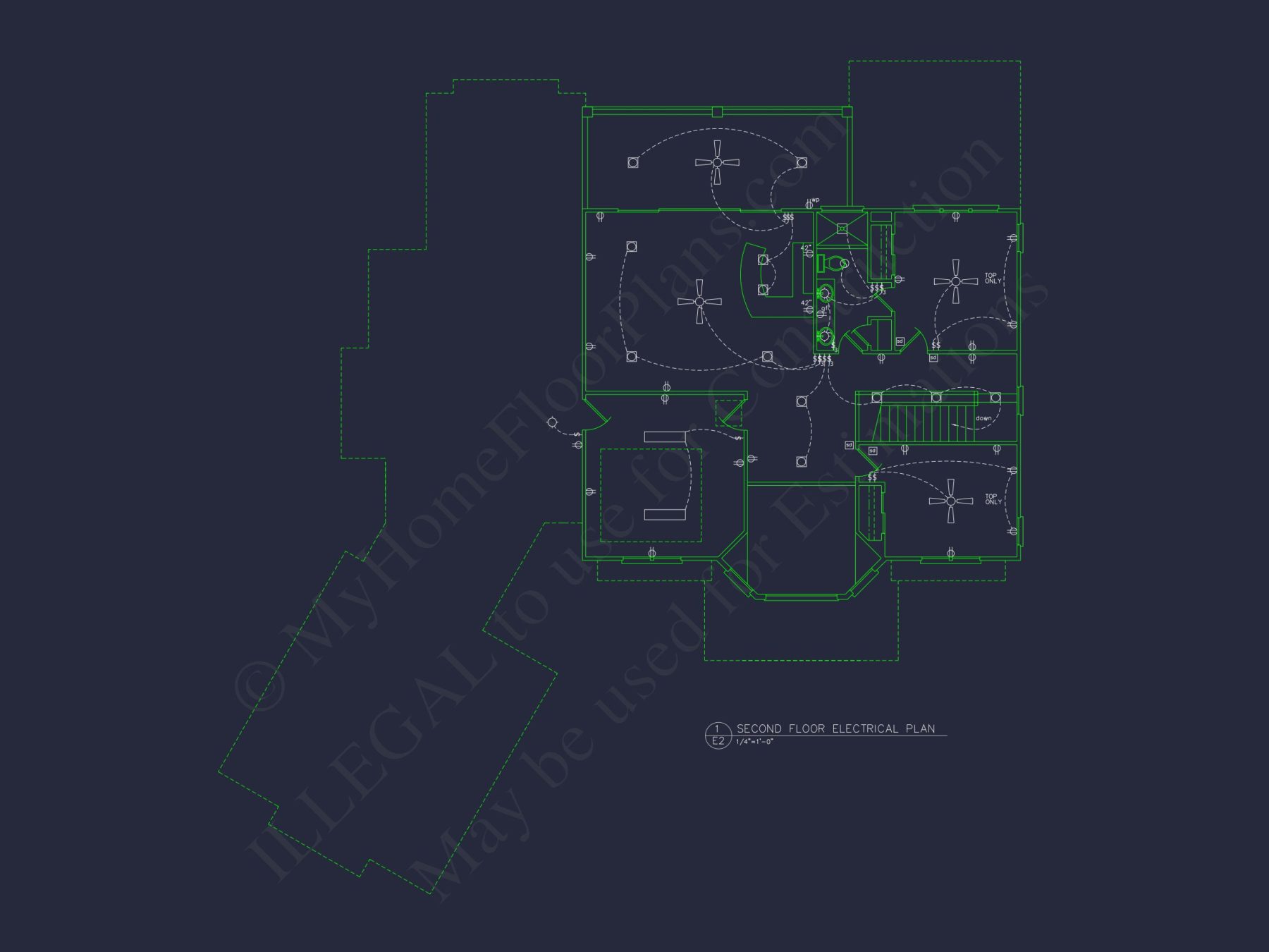 Detailed house Plan With Floor Plans, Blueprints & CAD Designs