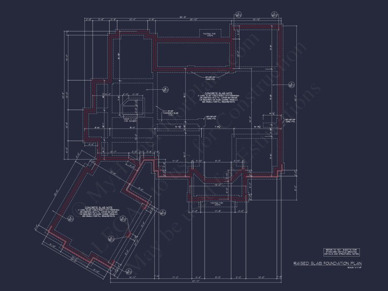 Detailed house Plan With Floor Plans, Blueprints & CAD Designs