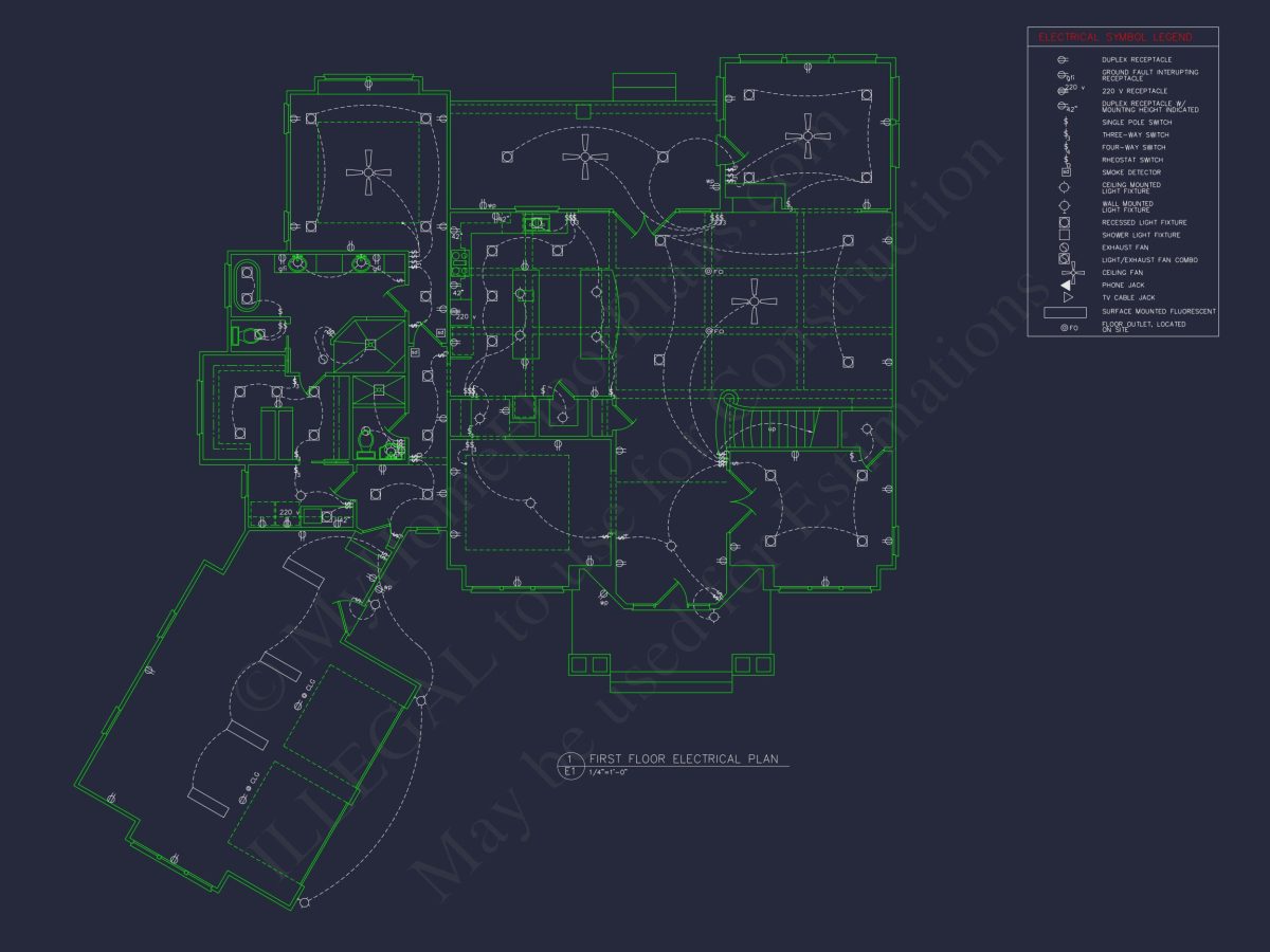 Detailed house Plan With Floor Plans, Blueprints & CAD Designs
