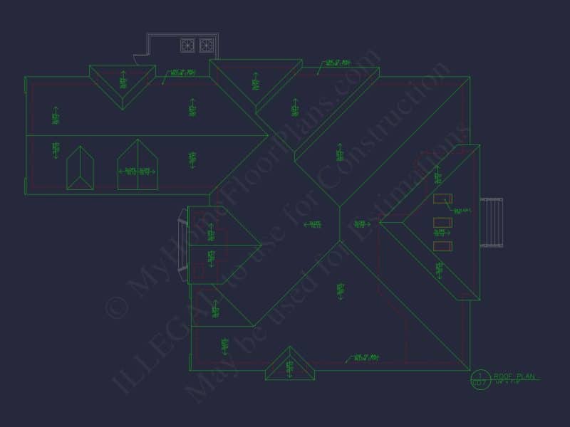 Detailed house Plan with CAD Designs: Floor Plan & Blueprint
