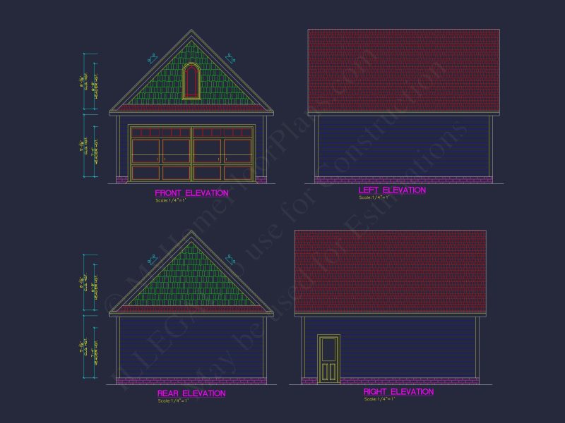 Discover Garage Blueprints with Floor Plans and CAD Designs