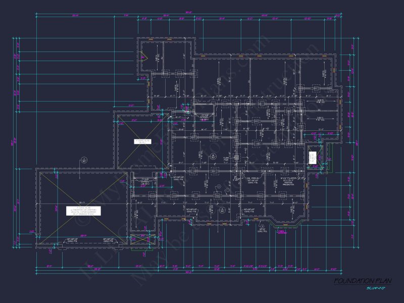Discover This Colonial Floor Plan with a Spacious CAD house Design