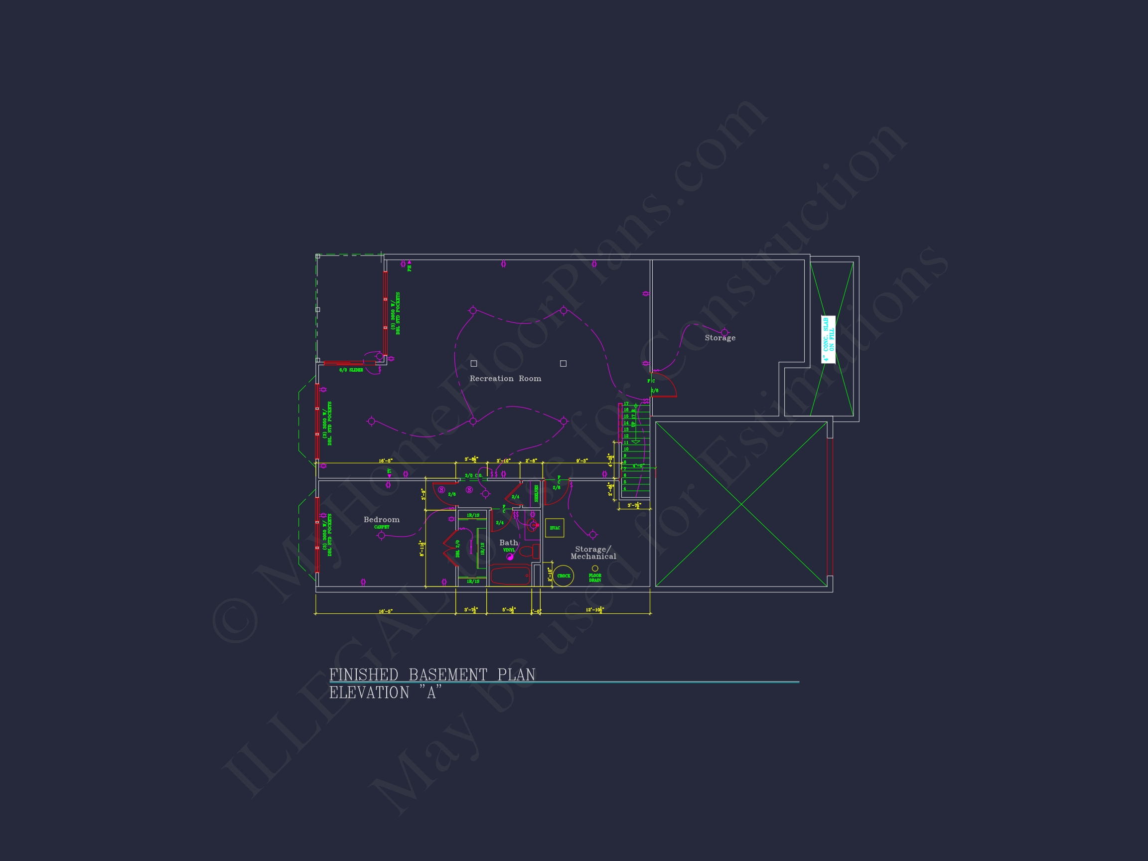 Dream Colonial Home Floor Plan: 2-Story Blueprint & CAD Designs