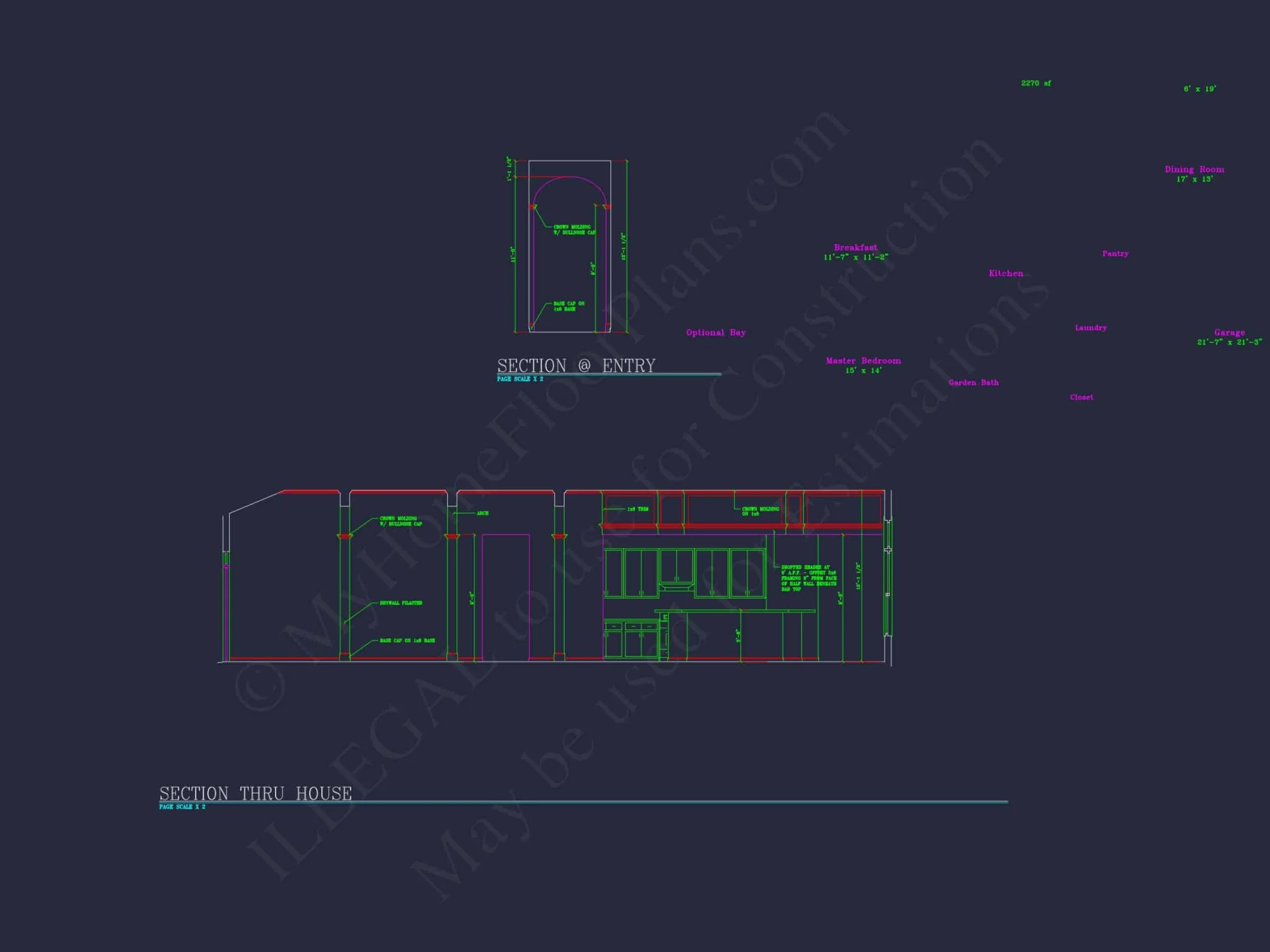 Dream Colonial house Floor Plan: 2-Story Blueprint & CAD Designs