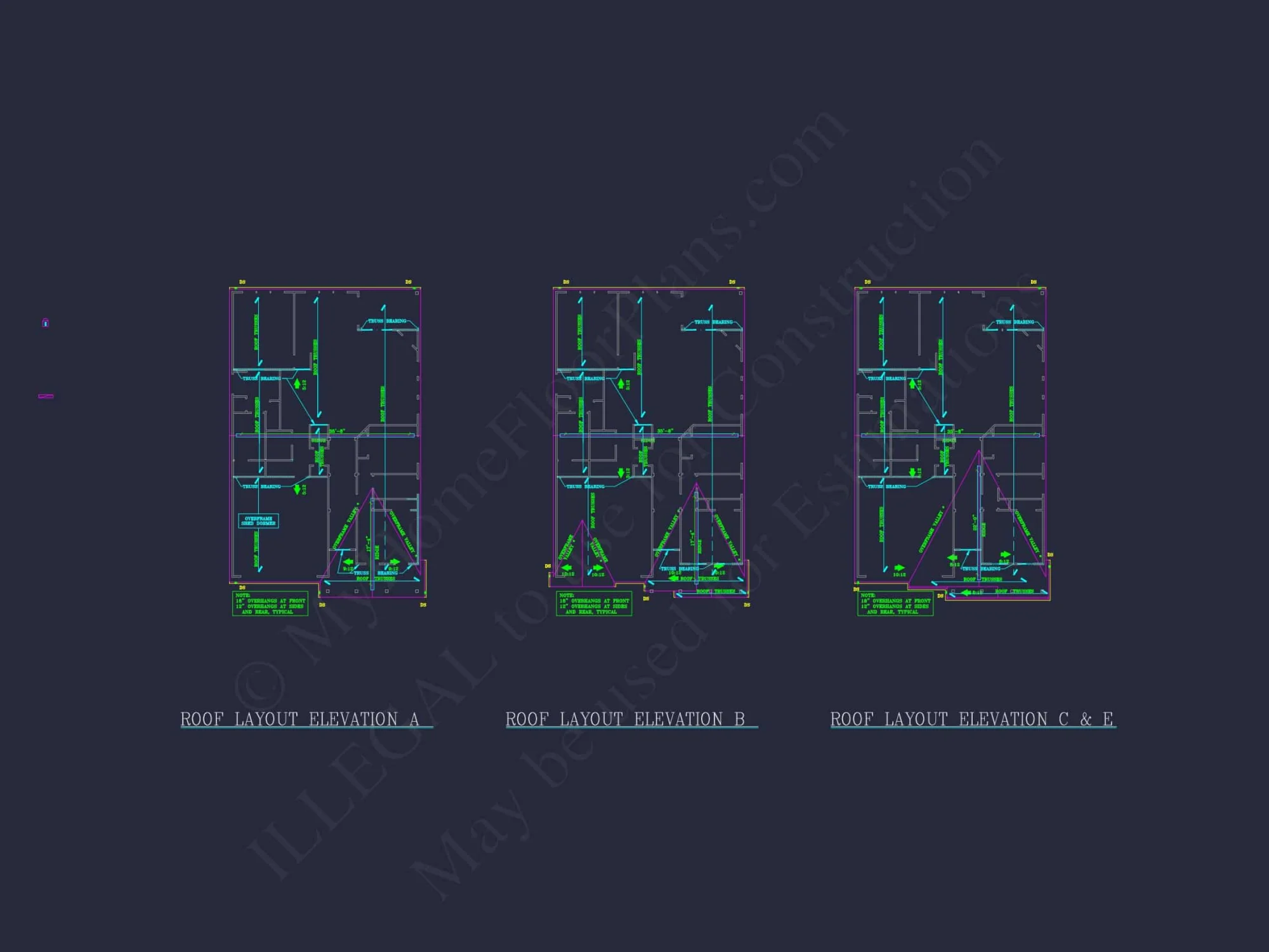 Dream Colonial house Floor Plan: 2-Story Blueprint & CAD Designs