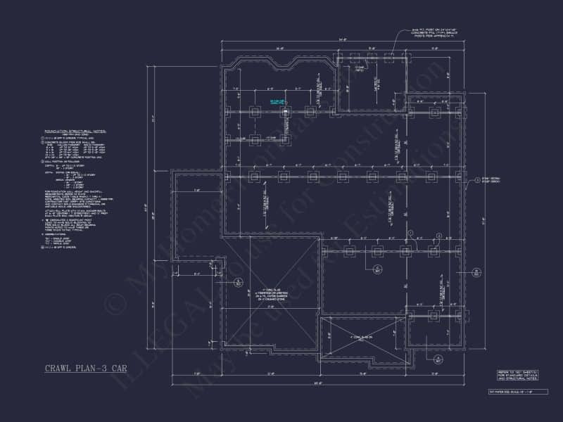 Dream Colonial house Floor Plan: 2-Story Blueprint & CAD Designs