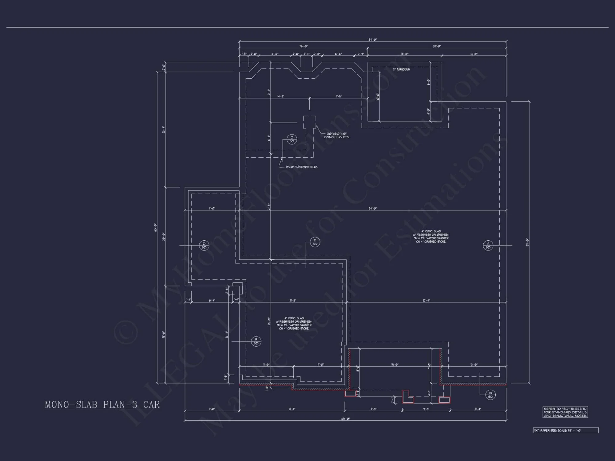 Dream Colonial house Floor Plan: 2-Story Blueprint & CAD Designs