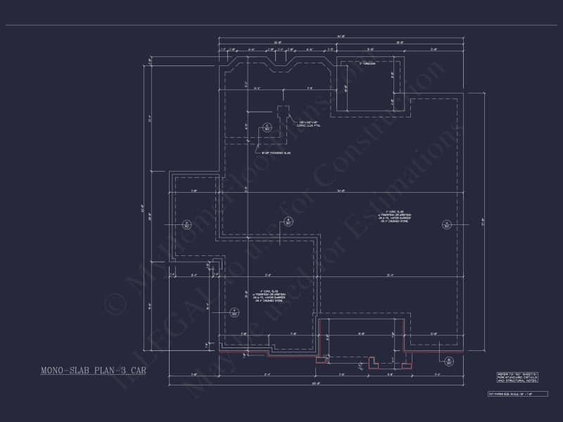 Dream Colonial house Floor Plan: 2-Story Blueprint & CAD Designs