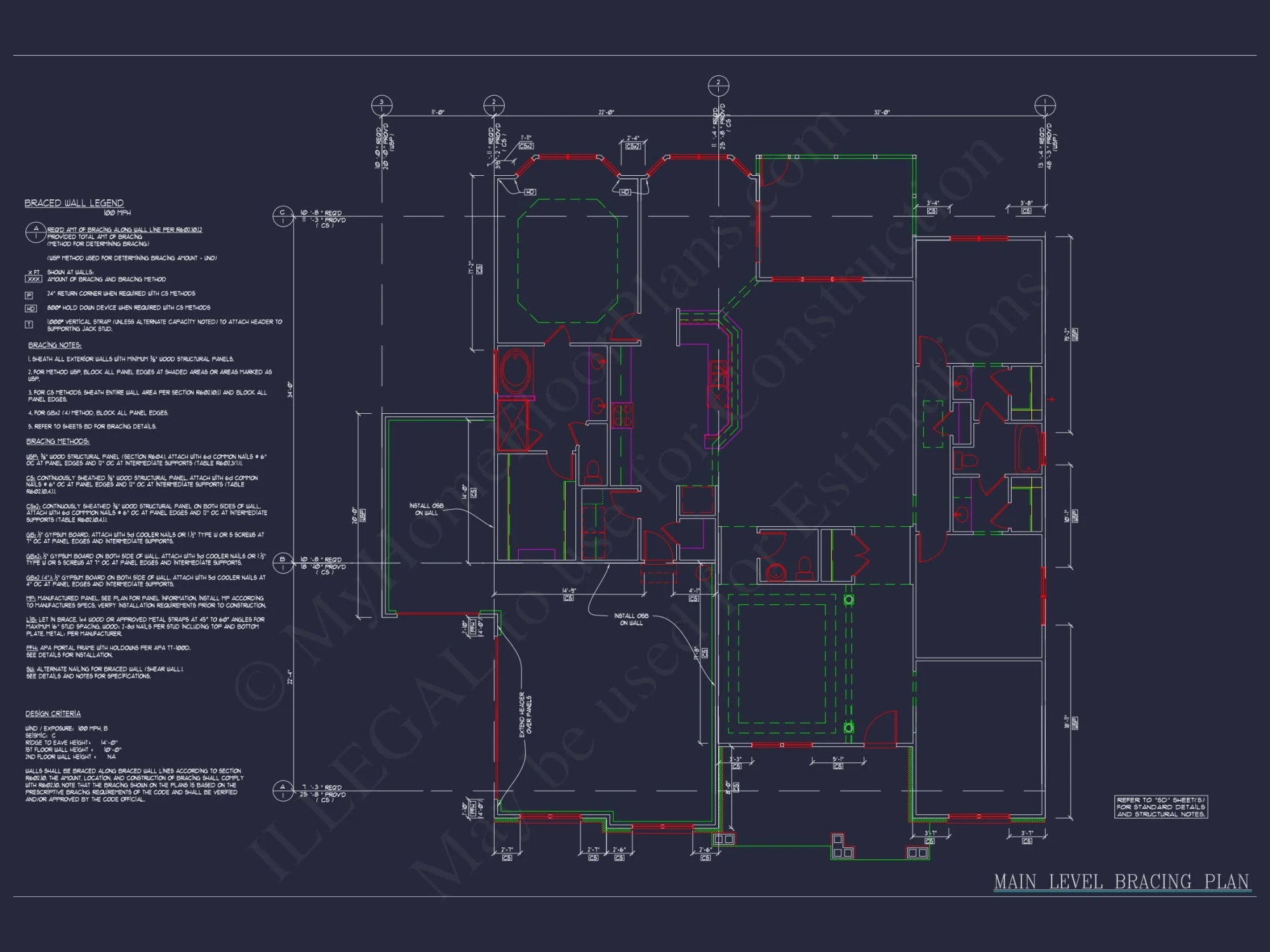 Dream Colonial house Floor Plan: 2-Story Blueprint & CAD Designs