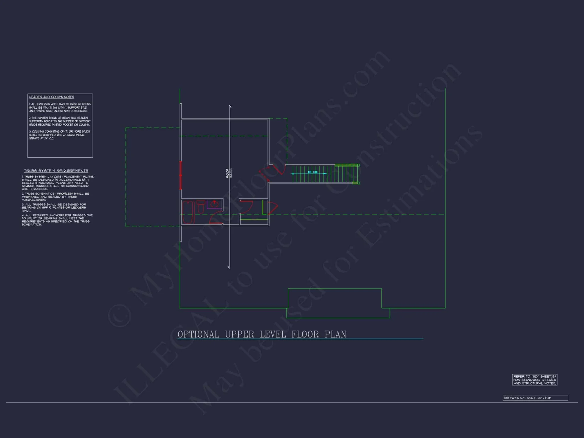 Dream Colonial house Floor Plan: 2-Story Blueprint & CAD Designs