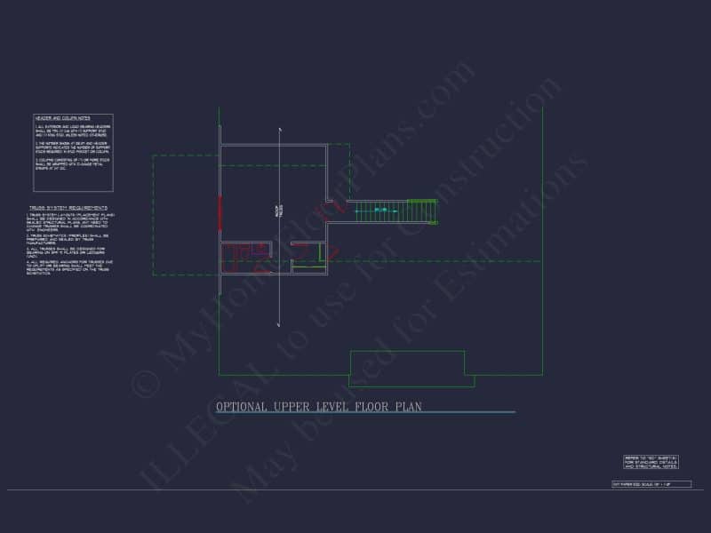 Dream Colonial house Floor Plan: 2-Story Blueprint & CAD Designs