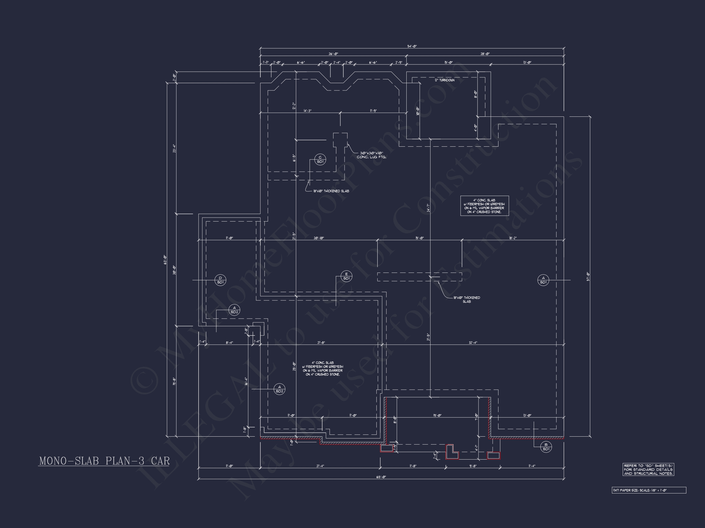 Dream Colonial Home Floor Plan: 2-Story Blueprint & CAD Designs