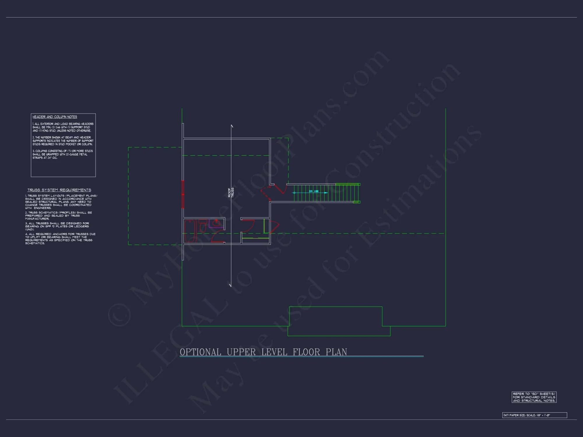 Dream Colonial house Floor Plan: 2-Story Blueprint & CAD Designs
