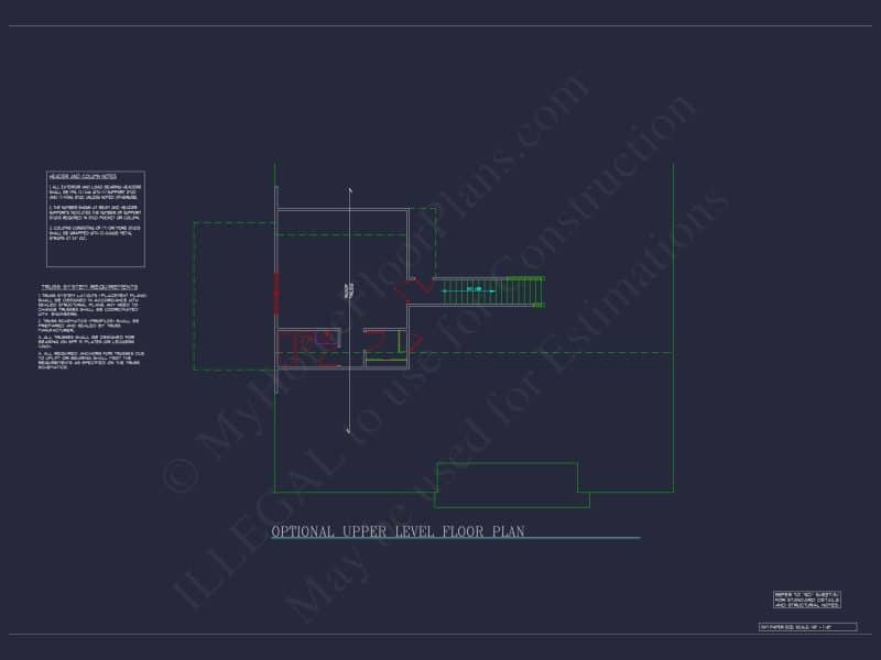 Dream Colonial house Floor Plan: 2-Story Blueprint & CAD Designs