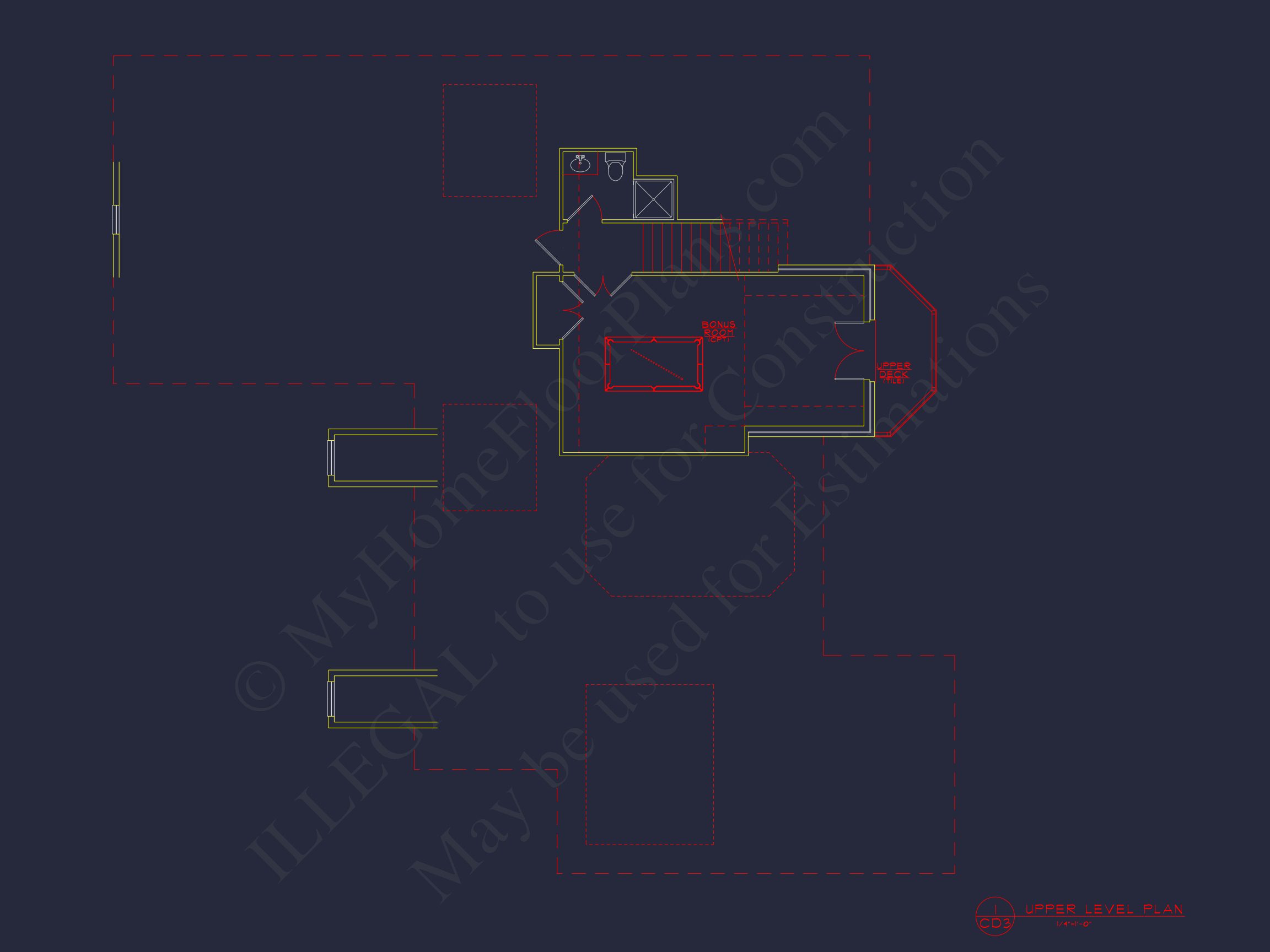 Dream house Floor Plan: CAD Architectural Designs & Blueprint