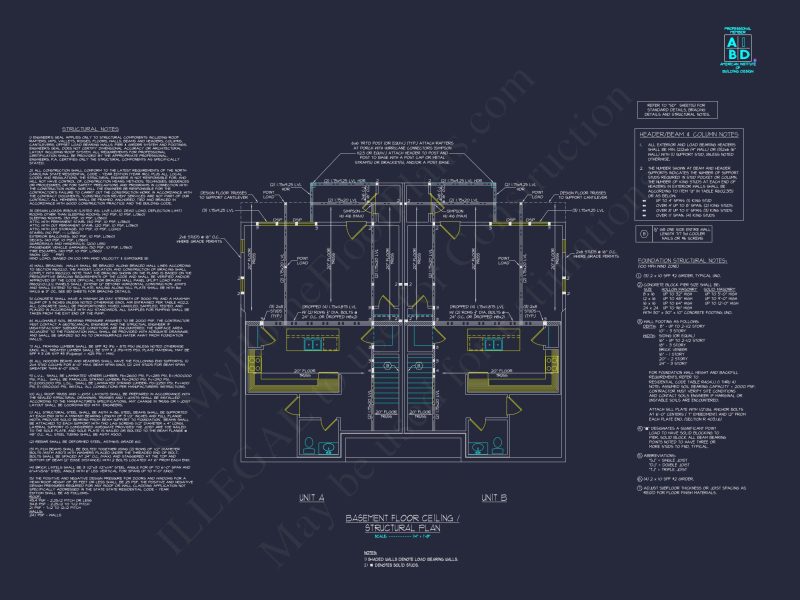 Efficient Duplex house Plan with CAD Design & Floor Blueprint