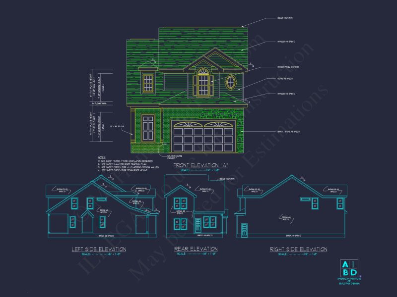 Efficient house Plan CAD Blueprint for Traditional Designs