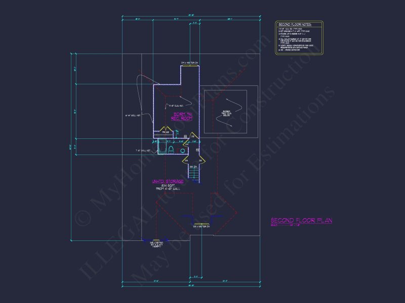 Efficient house Plan: CAD-Ready Floor Plan Blueprint Designs
