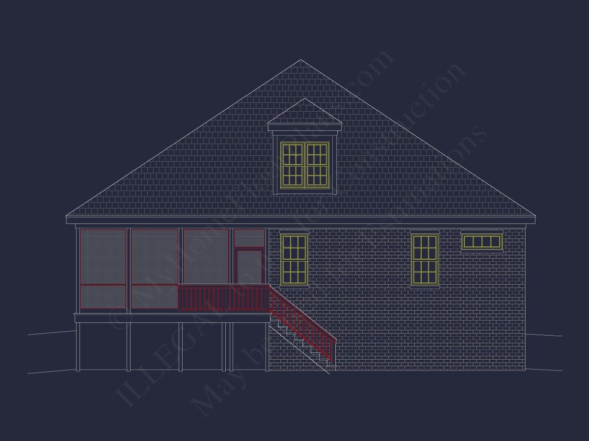 Efficient house Plan: CAD-Ready Floor Plan Blueprint Designs