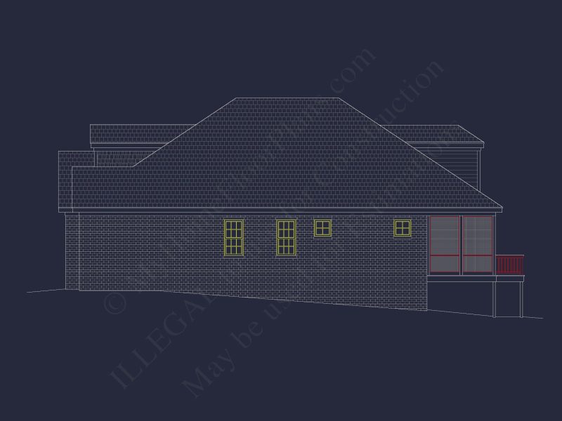 Efficient house Plan: CAD-Ready Floor Plan Blueprint Designs