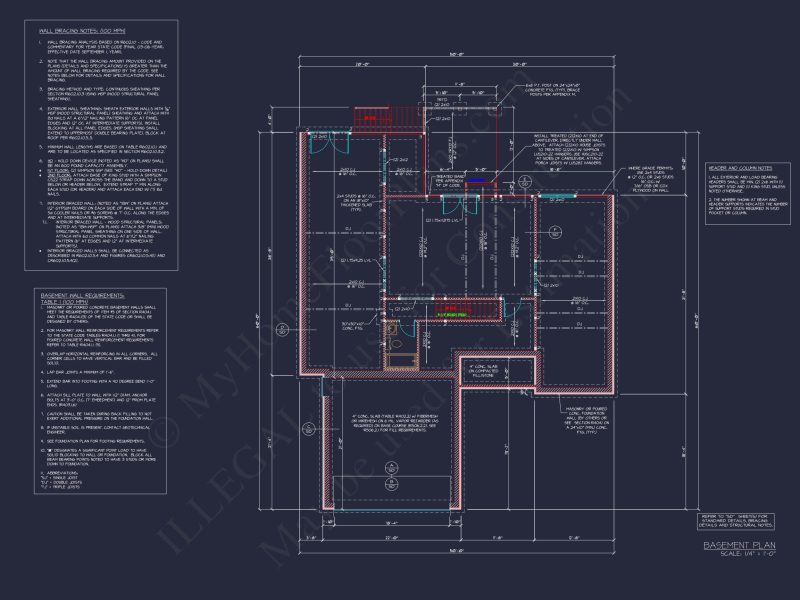Efficient house Plan: Detailed Floor Plan with CAD Designs