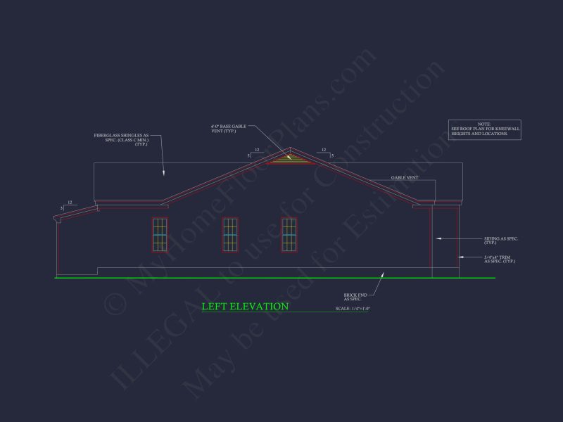 Efficient house Plan with 5 Bedrooms, CAD Designs & Blueprint