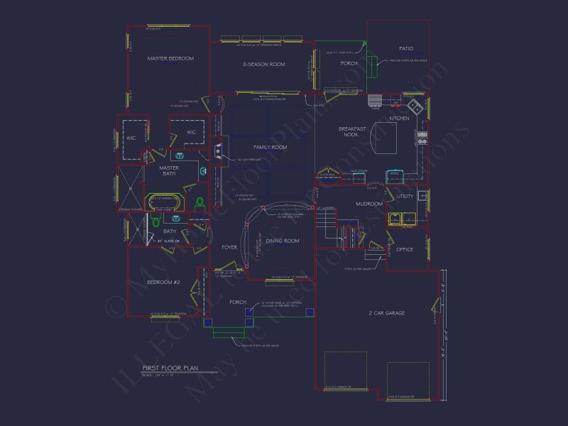 Efficient house Plan with CAD-Ready Blueprint Designs