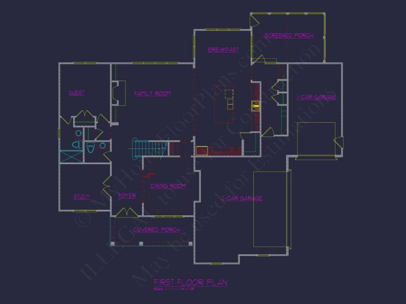 Efficient Pool House Floor Plan Blueprint for Modern Comfort