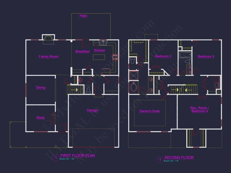 Effortless house Design Plan to Achieve 3-Story Blueprints