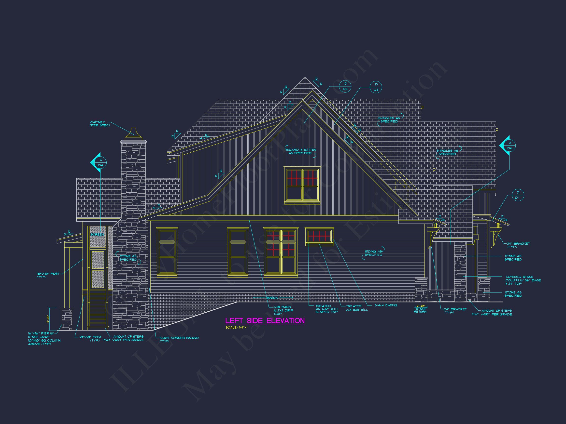 Effortless Rustic Craftsman house Plan – Floor Designs & CAD