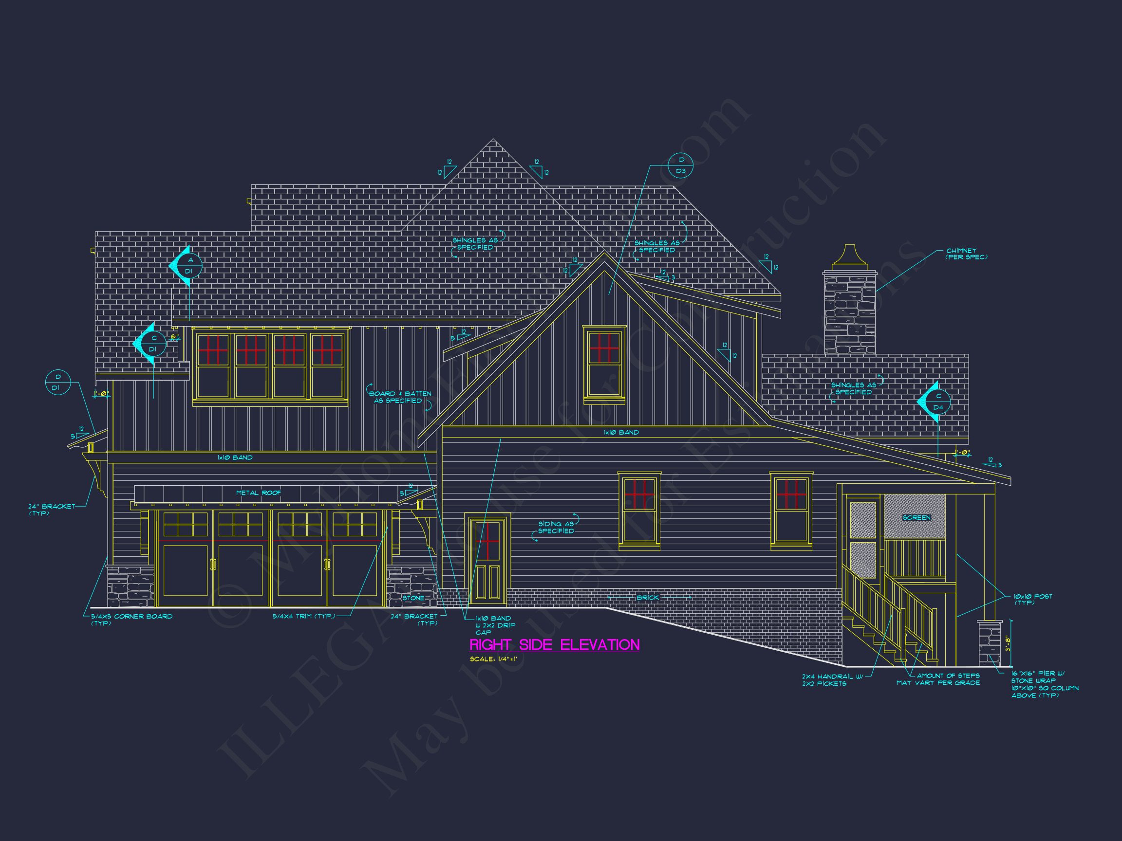 Effortless Rustic Craftsman house Plan – Floor Designs & CAD