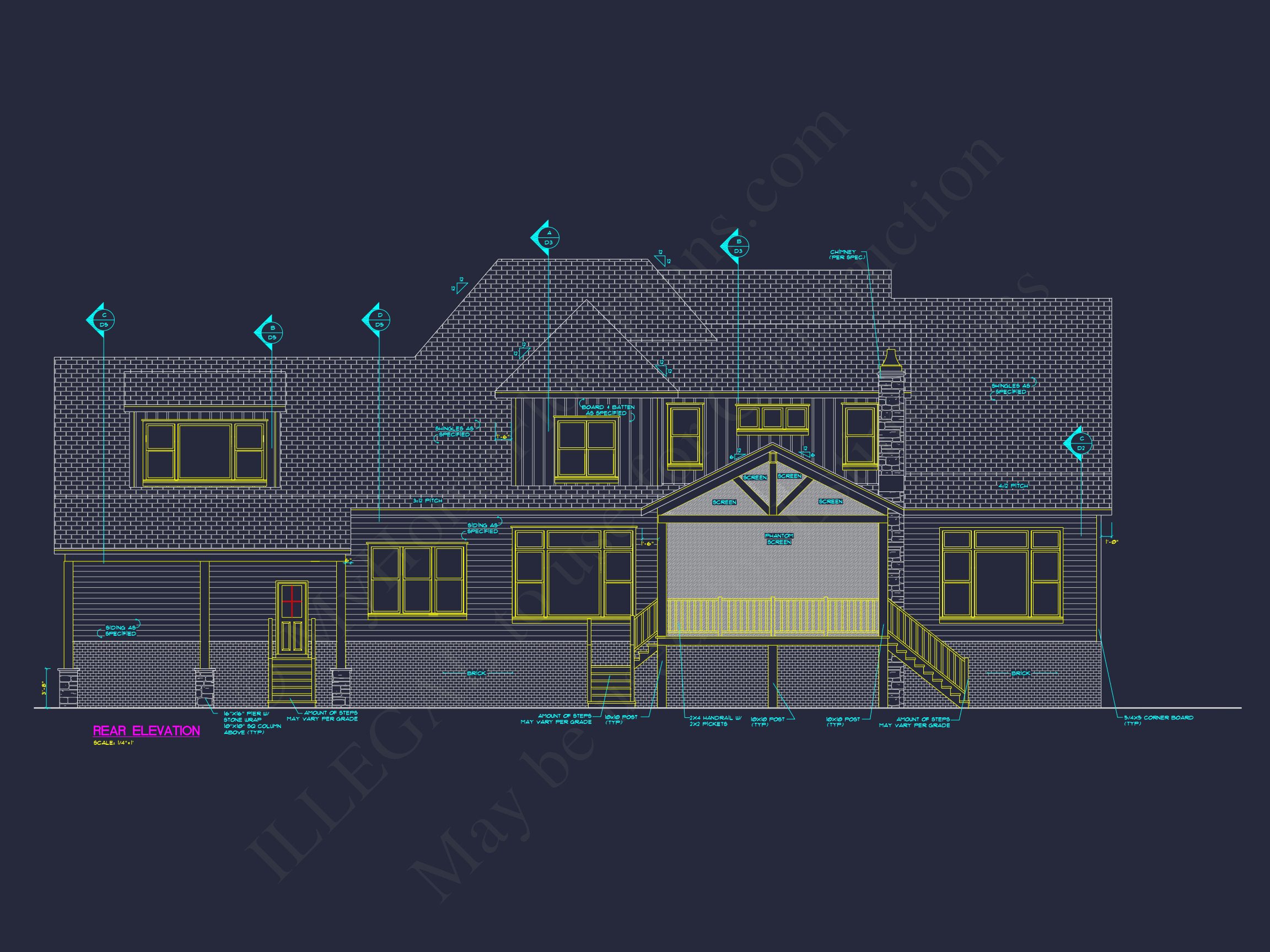 Effortless Rustic Craftsman house Plan – Floor Designs & CAD