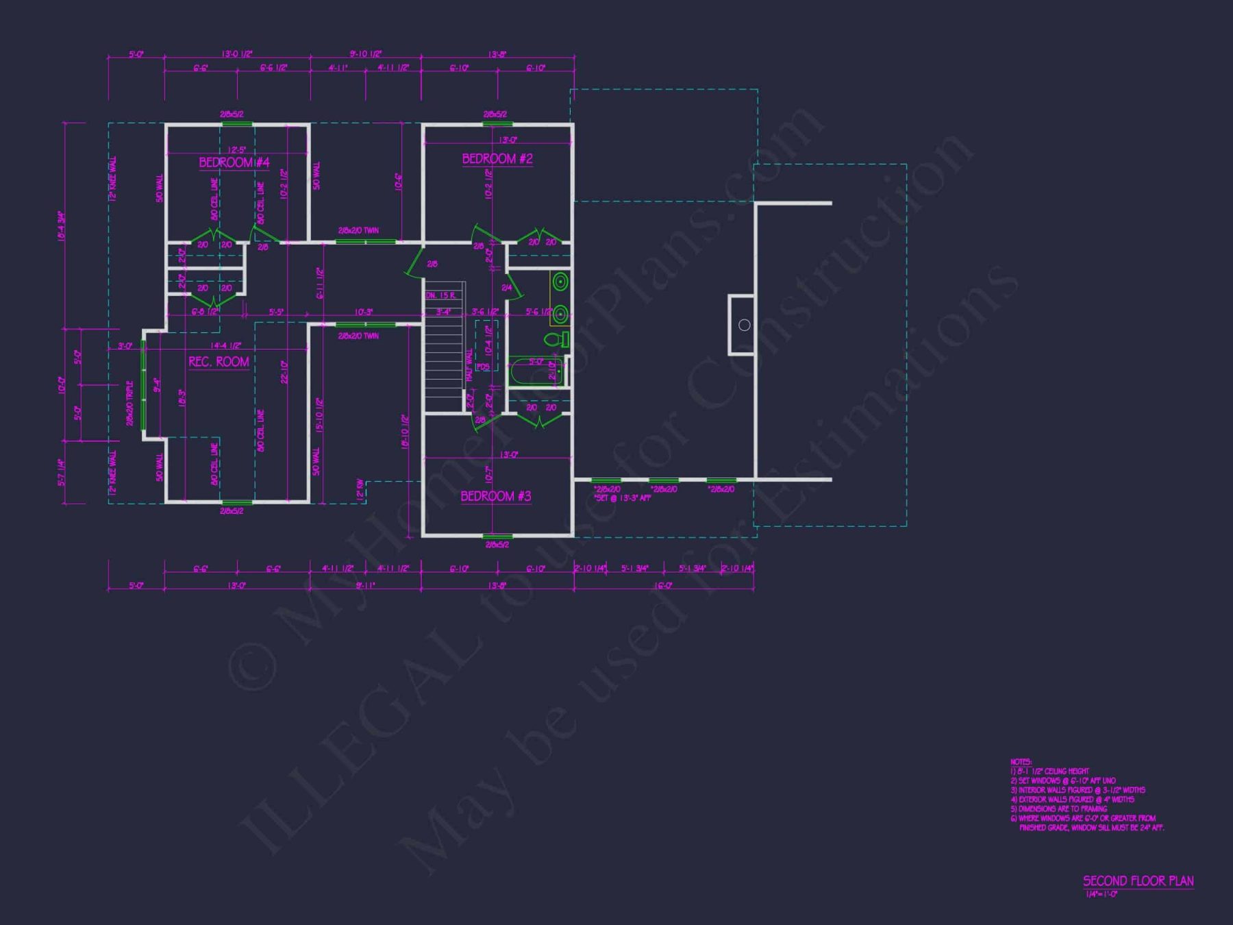 Effortlessly Modern Floor Plan: house Blueprint CAD for Designers