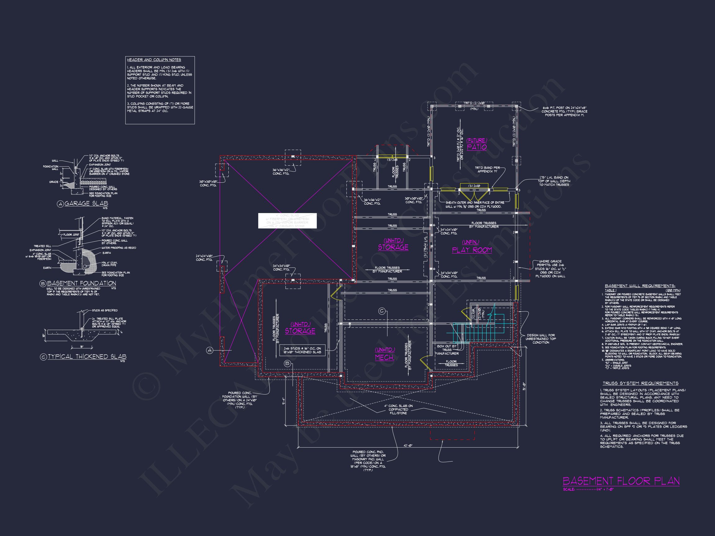 Elegant 2-Story Colonial house Plan with Blueprint CAD Designs