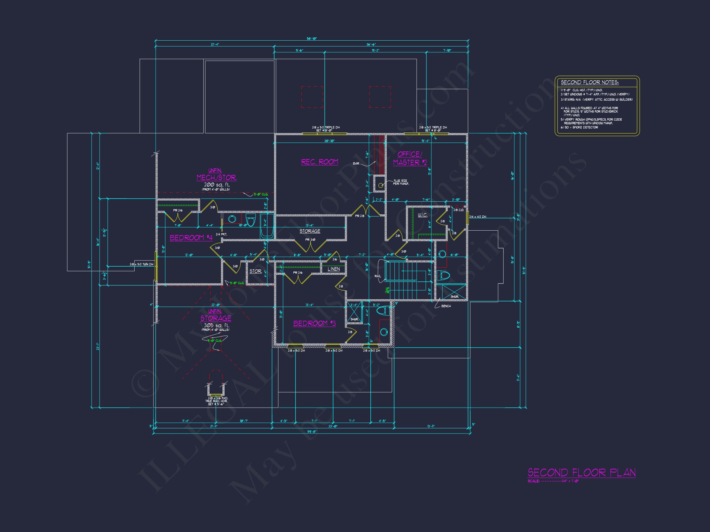 Elegant 2-Story house Design with CAD Floor Plans & Blueprint