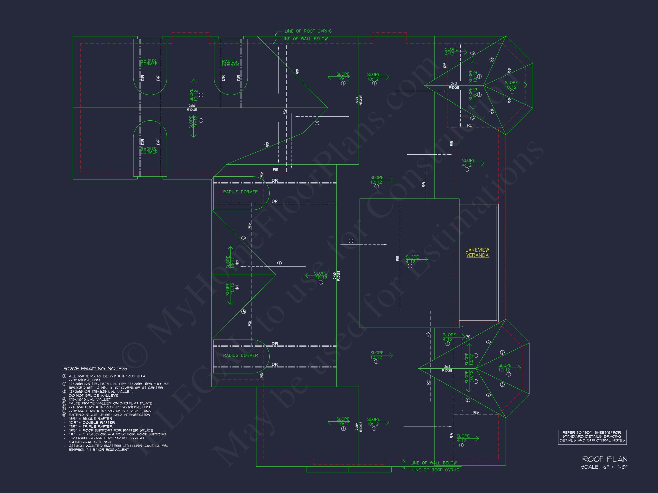 Elegant 2-Story house Floor Plan with CAD Designs & Blueprints