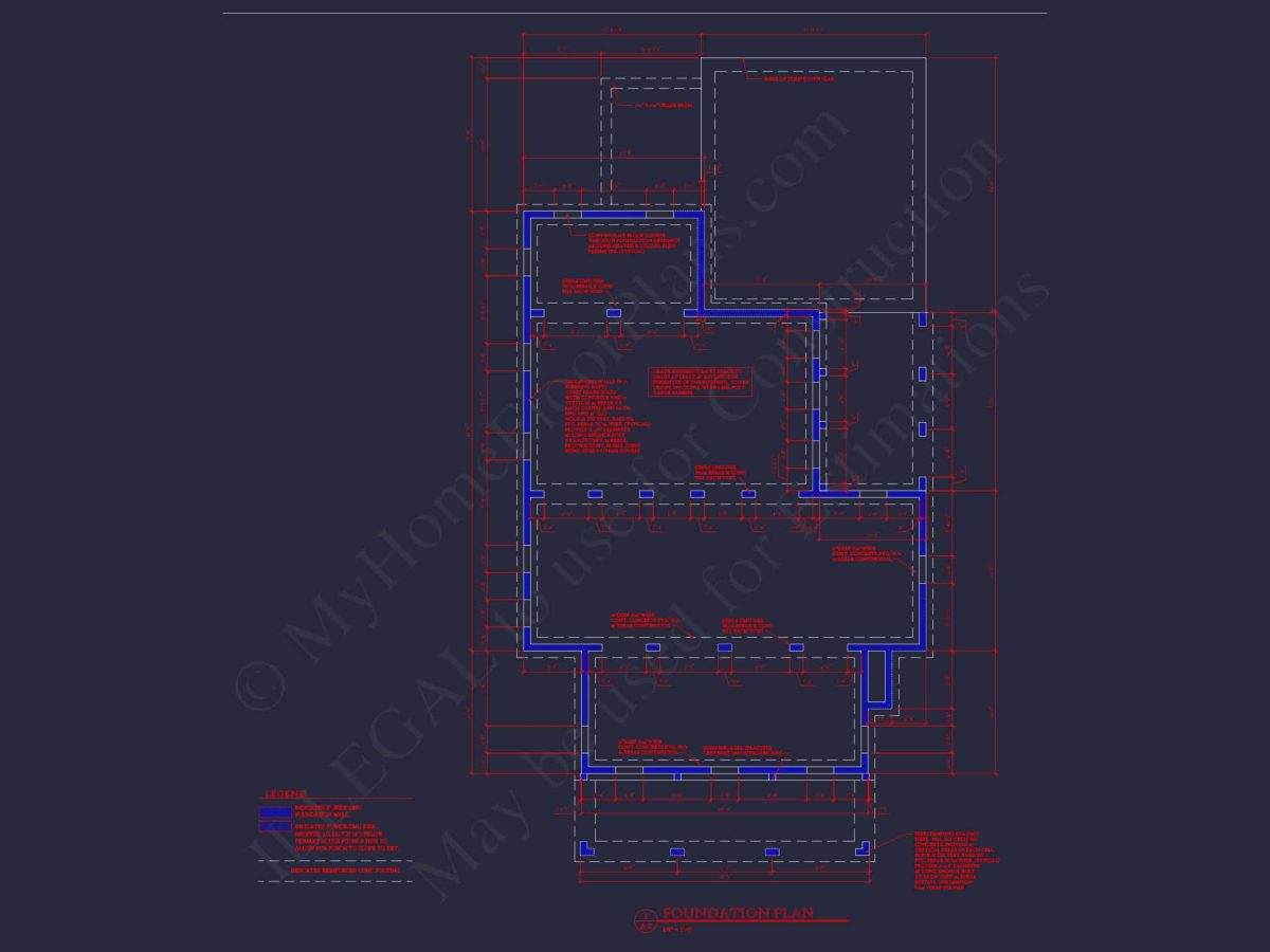 Elegant 2-Story house Plan: Blueprint with CAD Designs