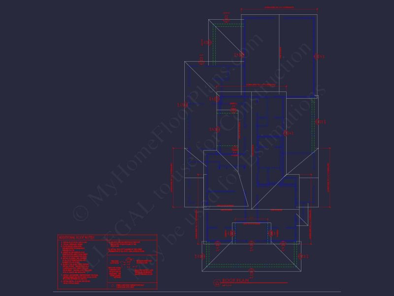 Elegant 2-Story house Plan: Blueprint with CAD Designs