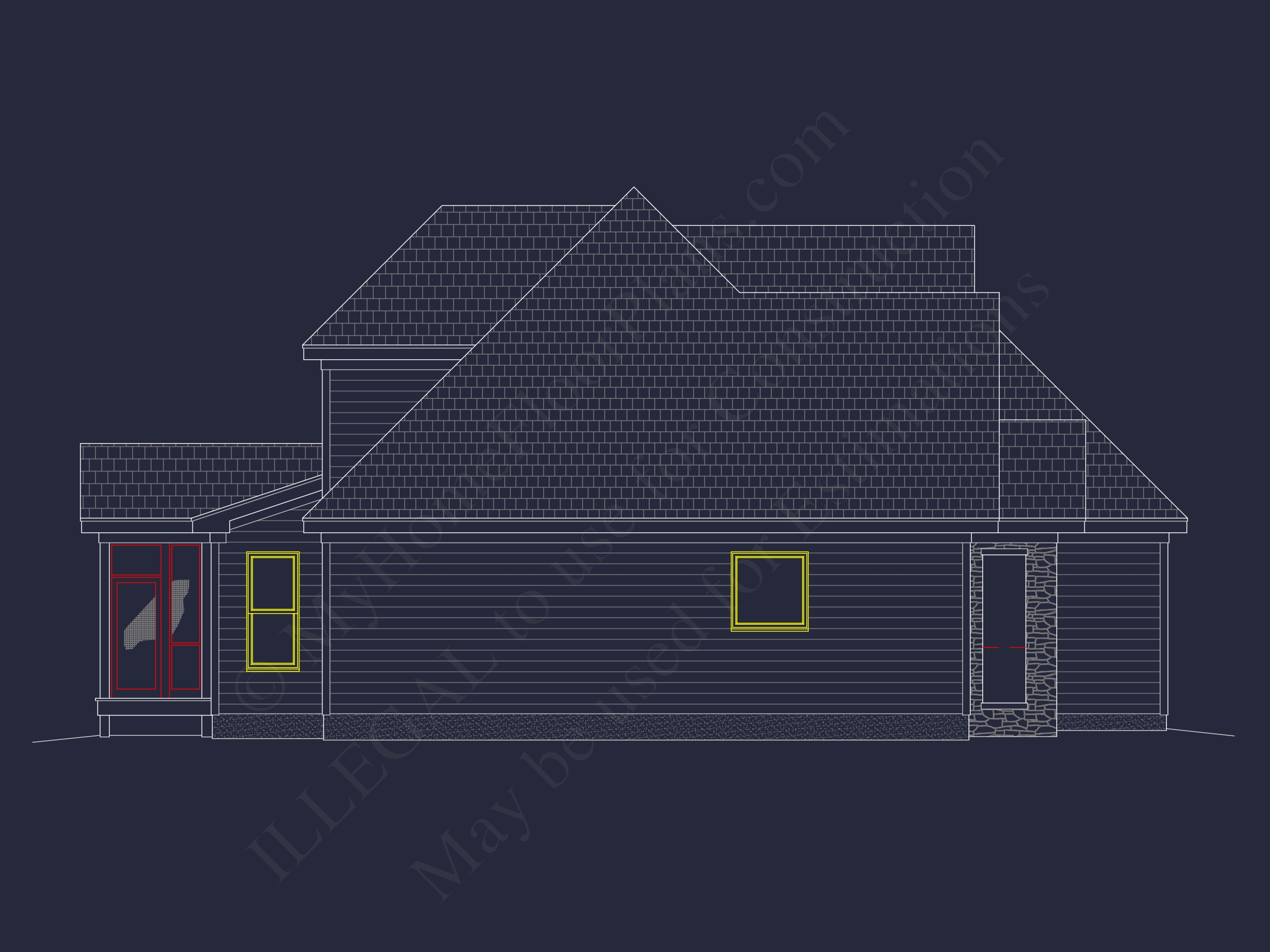 Elegant 2-Story Home Plan with Blueprint and Floor Designs